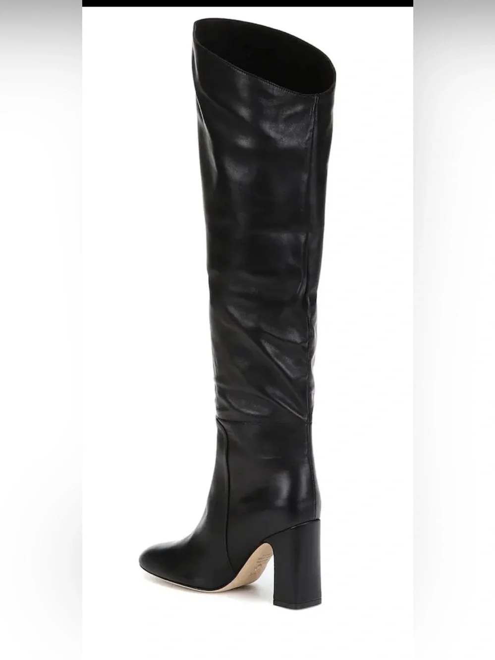 Stuart Weitzman Lucinda convertible black leather suede fold down boots size 6.5